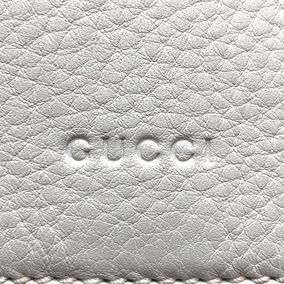 GUCCI White Leather Bamboo Backpack main image 4